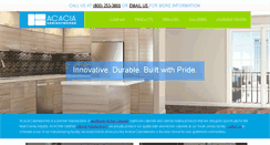 Desktop Screenshot of acaciacabinetworks.com